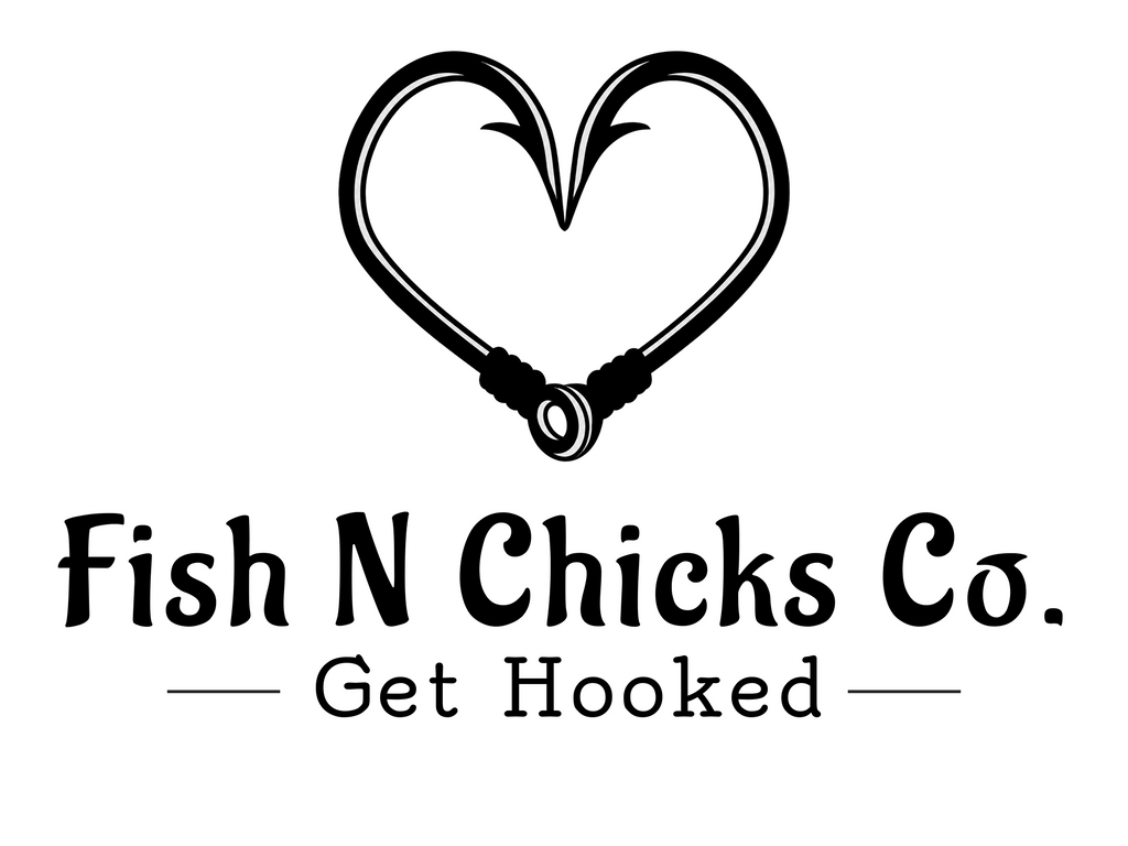 Fish N Chicks racerback tank top front chest logo